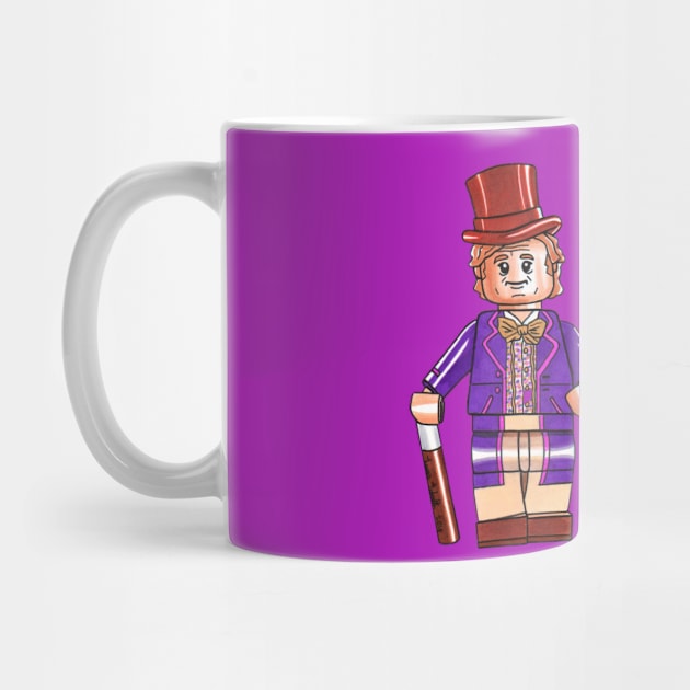 Willy Wonka Minifigure by schultzstudio